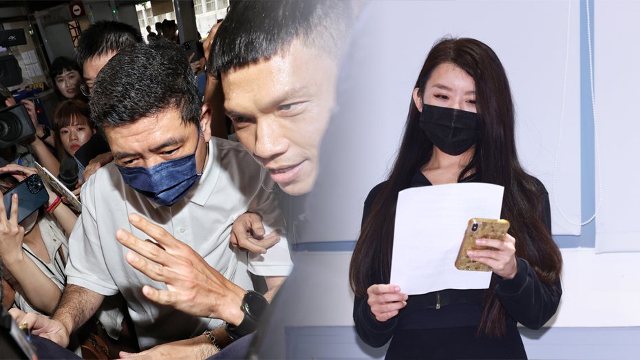 小紅老師（圖右）今年7月至台北地檢署對NONO提告。 圖／聯合報系資料照