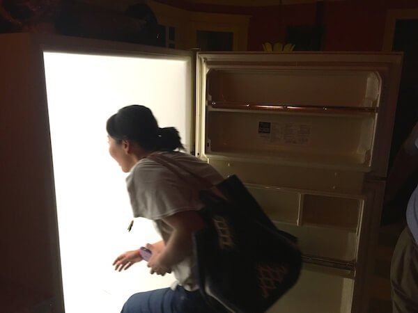 the Real Unreal以冰箱作為展覽空間中的一個非常態體驗的入口。 圖／...