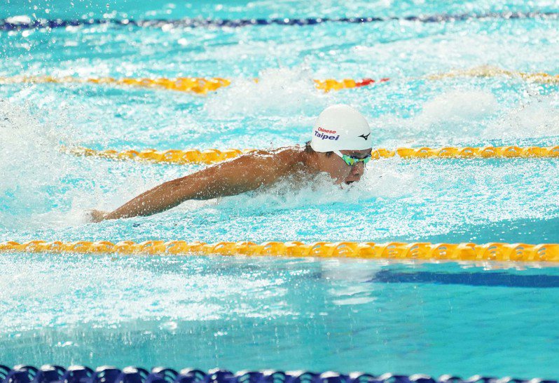 上屆世大運曾勇奪男子200公尺混合式銅牌的台灣泳將王星皓，2日在成都世大運分組預賽游出2分01秒30的成績，以預賽第1之姿前進晚間登場的準決賽。 圖／大專體總提供