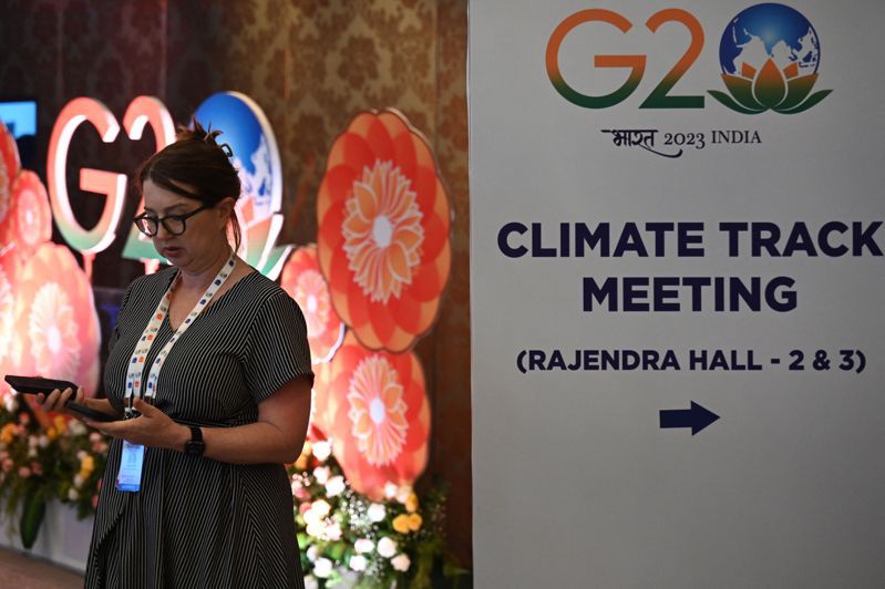 20國集團（G20）主要成員7月28日在印度清奈（Chennai）結束為期3天的氣候與環境會議。（Getty Images）