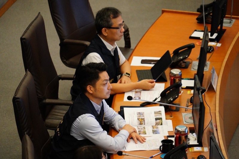 台北市長蔣萬安下午前往北市災害應變中心主持卡努颱風應變中心第一次工作會議。圖／報系資料照