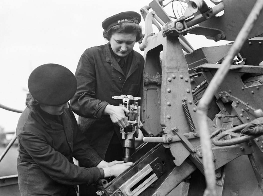 二戰時的WRNS女兵。 圖／維基共享