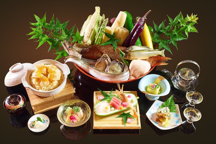 JR東日本大飯店台北「HAYASE」日本料理，料理長郡司行雄因應炎夏推出「納涼懷石料理」。圖／JR東日本提供