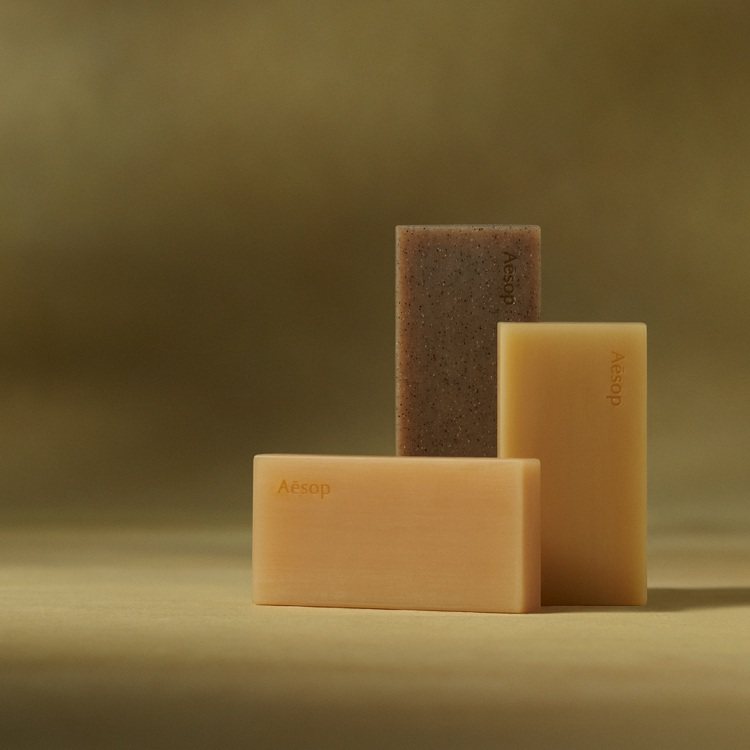 Aesop推出三款全新香皂系列。圖／Aesop提供