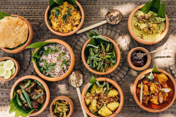 獨具特色的斯里蘭卡佳餚，恣意品嚐美味的香味料理與海鮮。 圖／ÀNI Sri La...