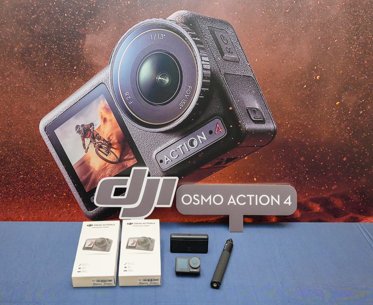 Osmo Action 4標準套裝建議售價13,290元，全能套裝16,890元。圖／聯強國際提供