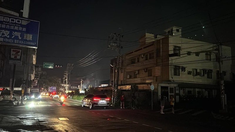 新竹市南大路一帶今晚無預警停電。圖／取自「新竹爆料公社」臉書社團