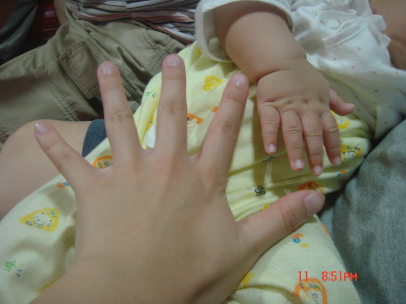 大人的、小孩的；中指、拇指‧‧‧比大小永遠也比不完