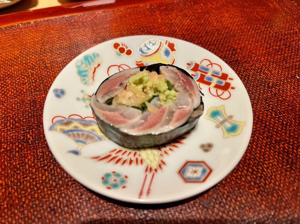 何奕佳的精選菜色／餚-鰹魚捲壽司。圖／何奕佳 提供