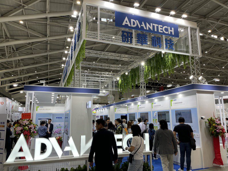研華參加2023年台北自動化工業大展。吳凱中/攝影