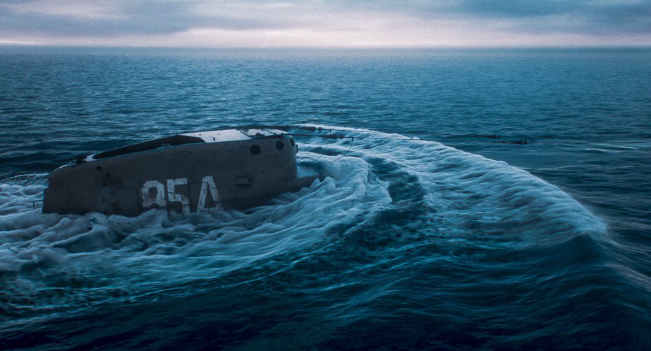 「鷹勇潛艦」找來知名佈景設計團隊，以及多名歷史學者、潛艦專家，花了近一年才成功以11的比例建造了拍攝用的潛艦。圖／天馬行空提供