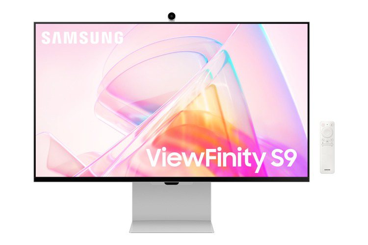 三星推出首度為創作者打造的專業顯示器ViewFinity S9，建議售價45,900元。圖／三星提供