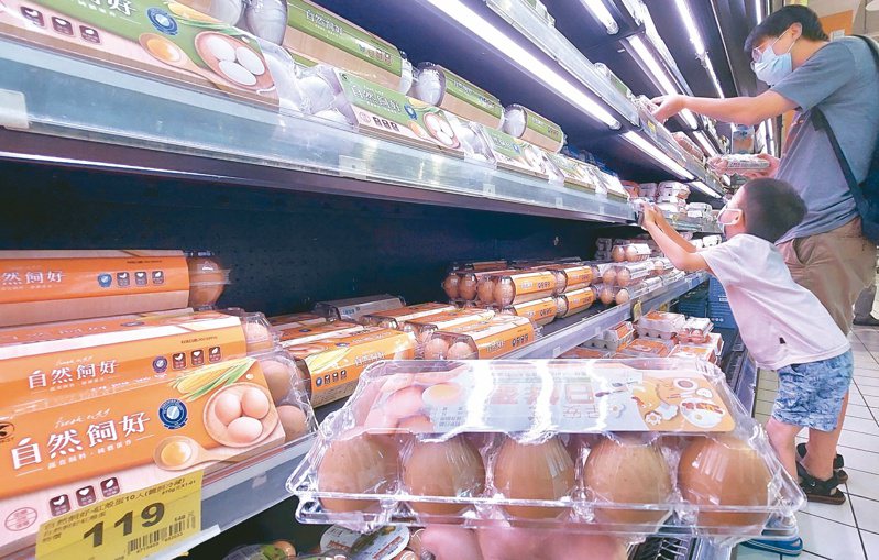 農委會為解決蛋荒，從今年三月起執行專案進口雞蛋計畫，截至七月為止，進口帶殼蛋逾一點四億顆，以農業發展基金補貼進口蛋價差近五點七億元。記者林俊良／攝影