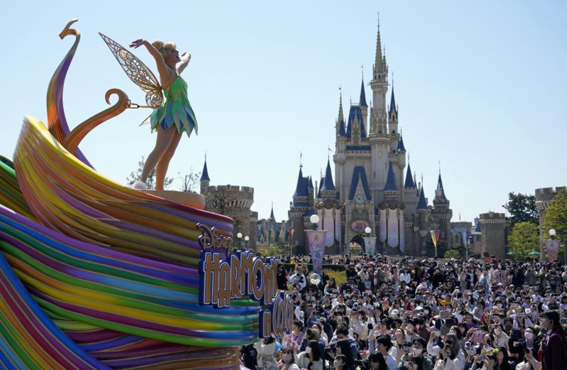 東京迪士尼度假區明春將開放以「冰雪奇緣」、「魔髮奇緣」和「小飛俠」為主題的新區域。（歐新社）