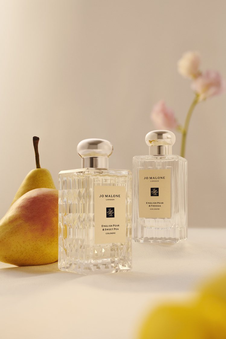 Jo Malone London嶄新推出全新香氣，「英國梨與甜豌豆香水」。圖／Jo Malone London提供