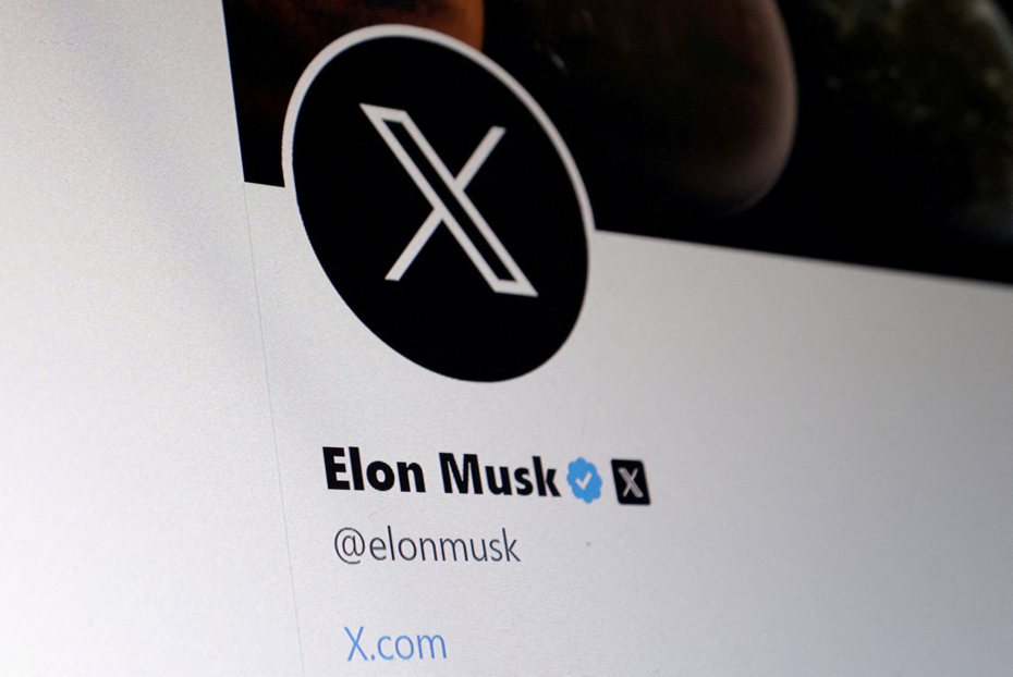 社群媒體平台X老闆馬斯克（Elon Musk）今天宣布，X將開始提供視訊和語音通話。 圖／路透