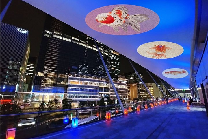 「GRANROOF GARDEN」為本次活動主會場，能將夜間點燈與東京車站周圍夜景一起欣賞。　圖：TOKYO STATION CITY 營運協議會／來源