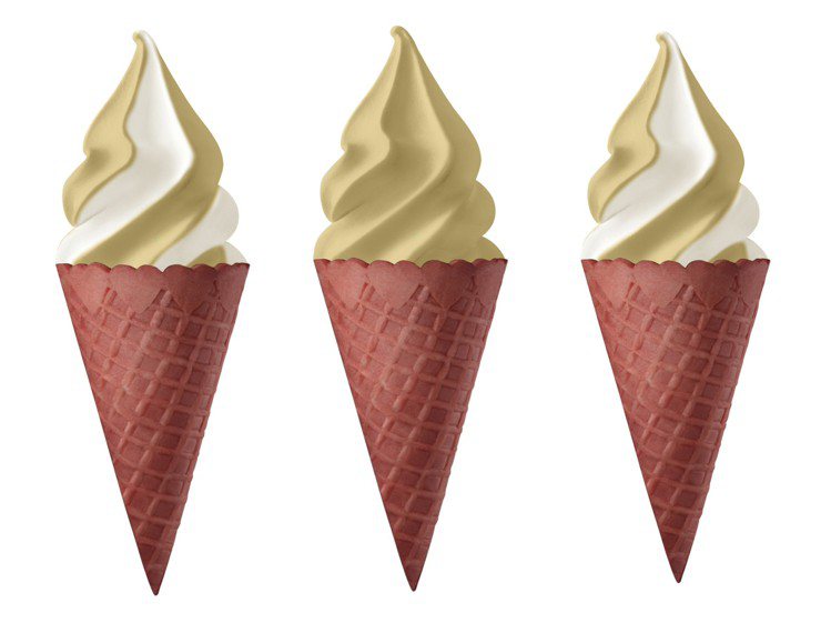 全家便利商店Fami!ce霜淇淋再度攜手WA!COOKIES推出「荔枝烏龍霜淇淋」，將於9月5日起正式上市。圖／全家便利商店提供