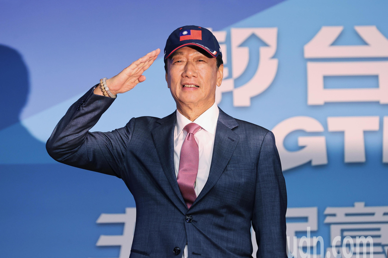 鴻海創辦人郭台銘宣布投入2024總統大選。本報資料照片