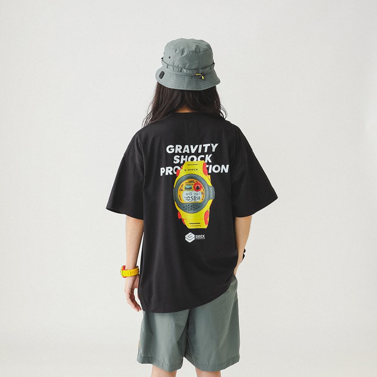 G-SHOCK PRODUCTS系列T恤，1,450元。圖／CASIO提供