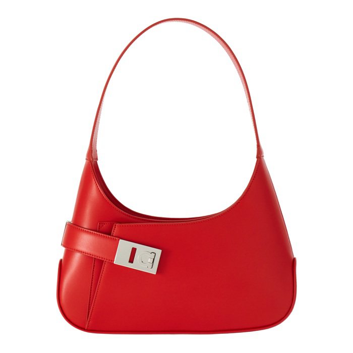 紅色Archive手提包。圖／FERRAGAMO提供