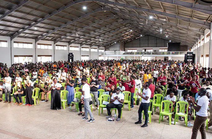 烏干達教會出動會友參與這項拍手活動。(Photo by 金氏世界紀錄網站)