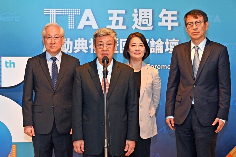 行政院長陳建仁上午出席台灣科技新創基地（TTA）五周年啟動典禮。圖／行政院提供
