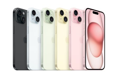 iPhone 15系列全色。圖/momo購物網提供