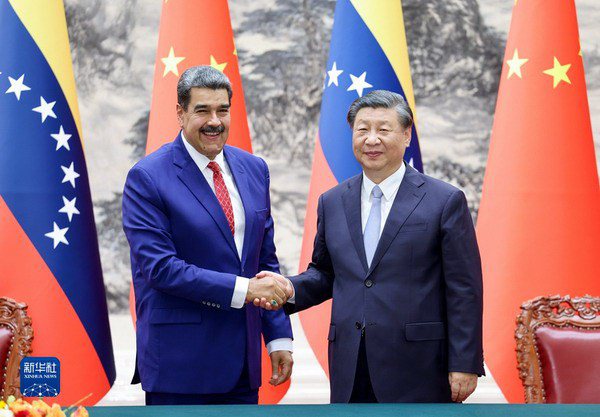 大陸國家主席習近平昨與委內瑞拉總統馬杜羅會談，兩國發表聯合聲明。大陸外交部網站