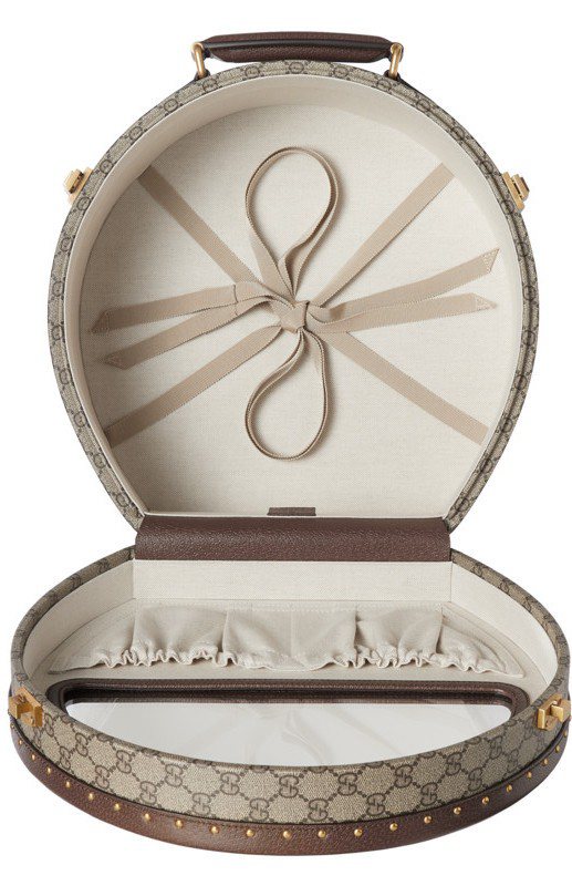 SAVOY小型手提帽箱，21萬1,900元。圖／GUCCI提供