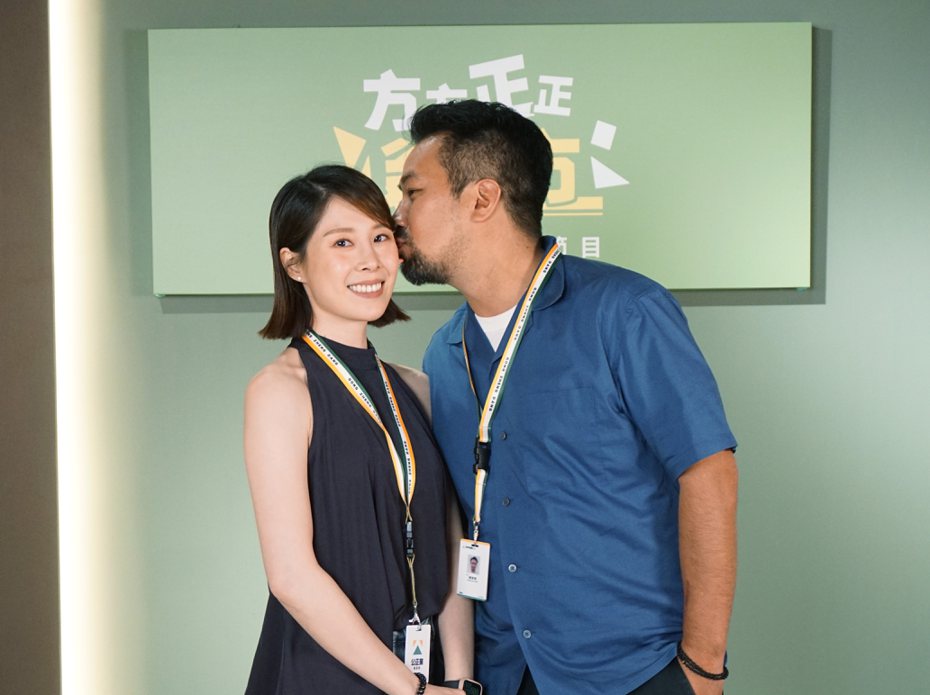 黃健瑋(右)與老婆蔡亘晏在「人選之人-造浪者」中也演夫妻。圖／大慕影藝提供