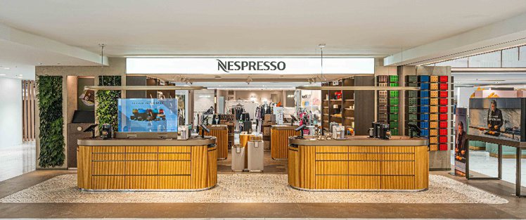 Nespresso風格概念店坐落於SOGO台北忠孝館3樓。圖／Nespresso提供