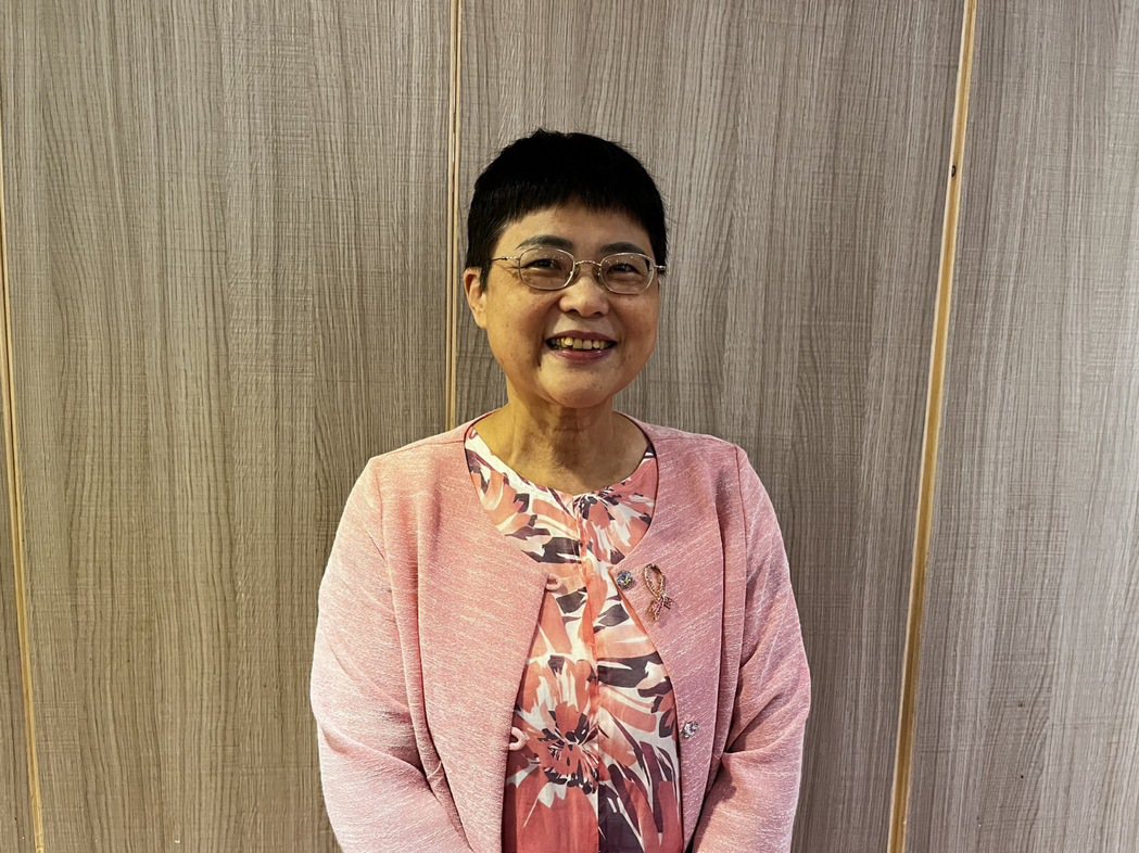 中華民國乳癌病友協會理事長黃淑芳有31年保險從業人員資歷。記者林琮恩／攝影