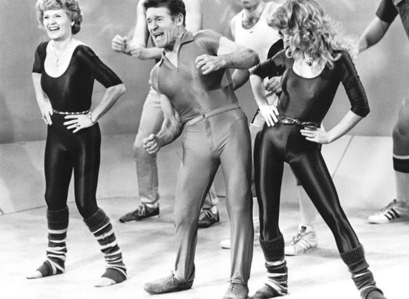 《傑克拉蘭秀》是美國首檔結合健身和健康飲食的推廣節目，內容廣受美國婦女喜愛，於1951年開播至1985年。圖／取自依蓮拉蘭官網