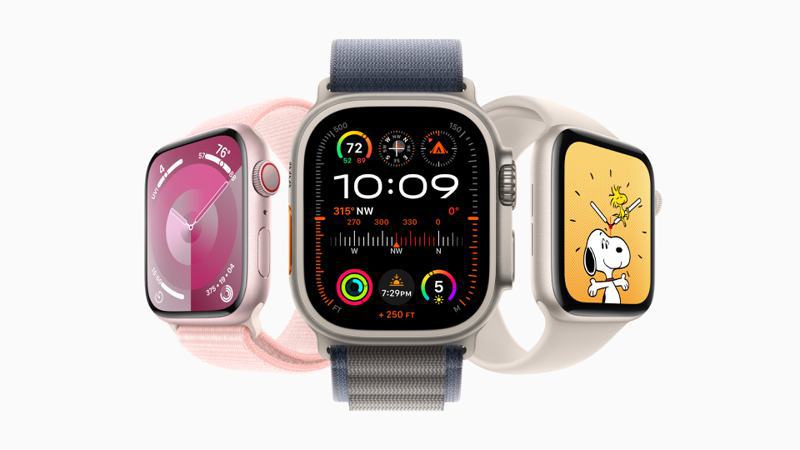 watchOS 10今日推出，帶來重新設計的App、全新「智慧型堆疊」、更多新錶面、全新自行車與健行功能，以及有助於心理健康的工具。圖／蘋果提供