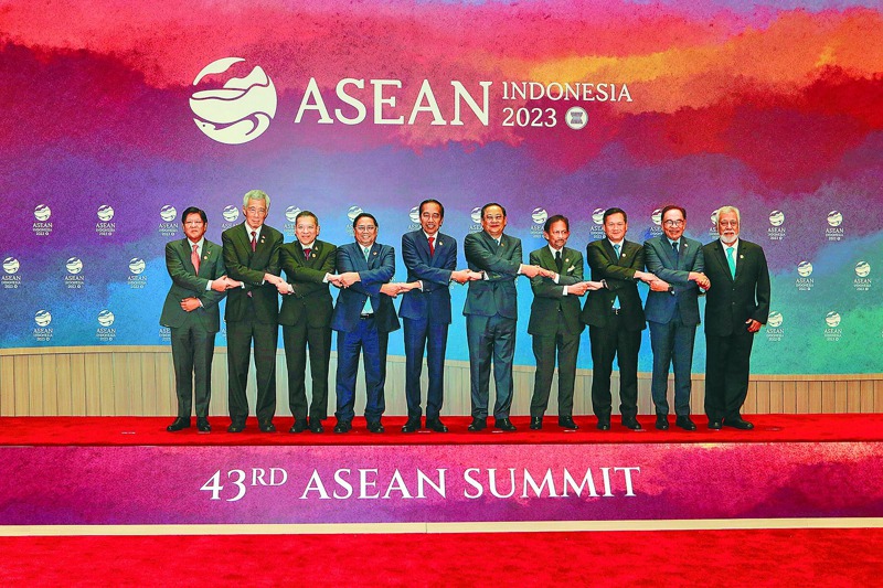 最近幾年，無論是從地緣政治或是經濟發展角度，亞洲都很熱鬧。圖為第43屆東協峰會9月5日於印尼雅加達開幕。新華社