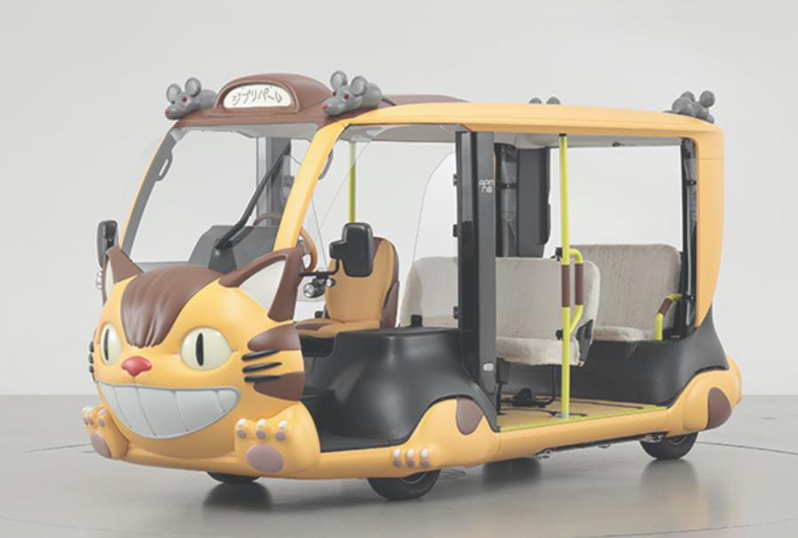 從明年3月開始，到日本吉卜力公園的遊客，將可以搭乘出自《龍貓》的「貓巴士」。圖／擷自吉卜力工作室