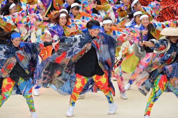 「2023台中國際踩舞嘉年華」將於9月29日至10月1日舉辦。圖為將參加今年活動的日本真中祭百事怪物舞踏團。