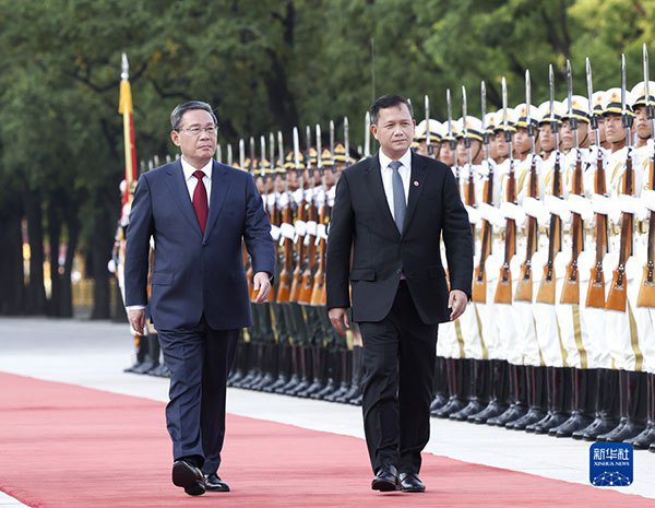 柬埔寨首相洪馬內駁斥「與中國走太近未來可能喪失主權」的論述，他說，柬埔寨是主權國...