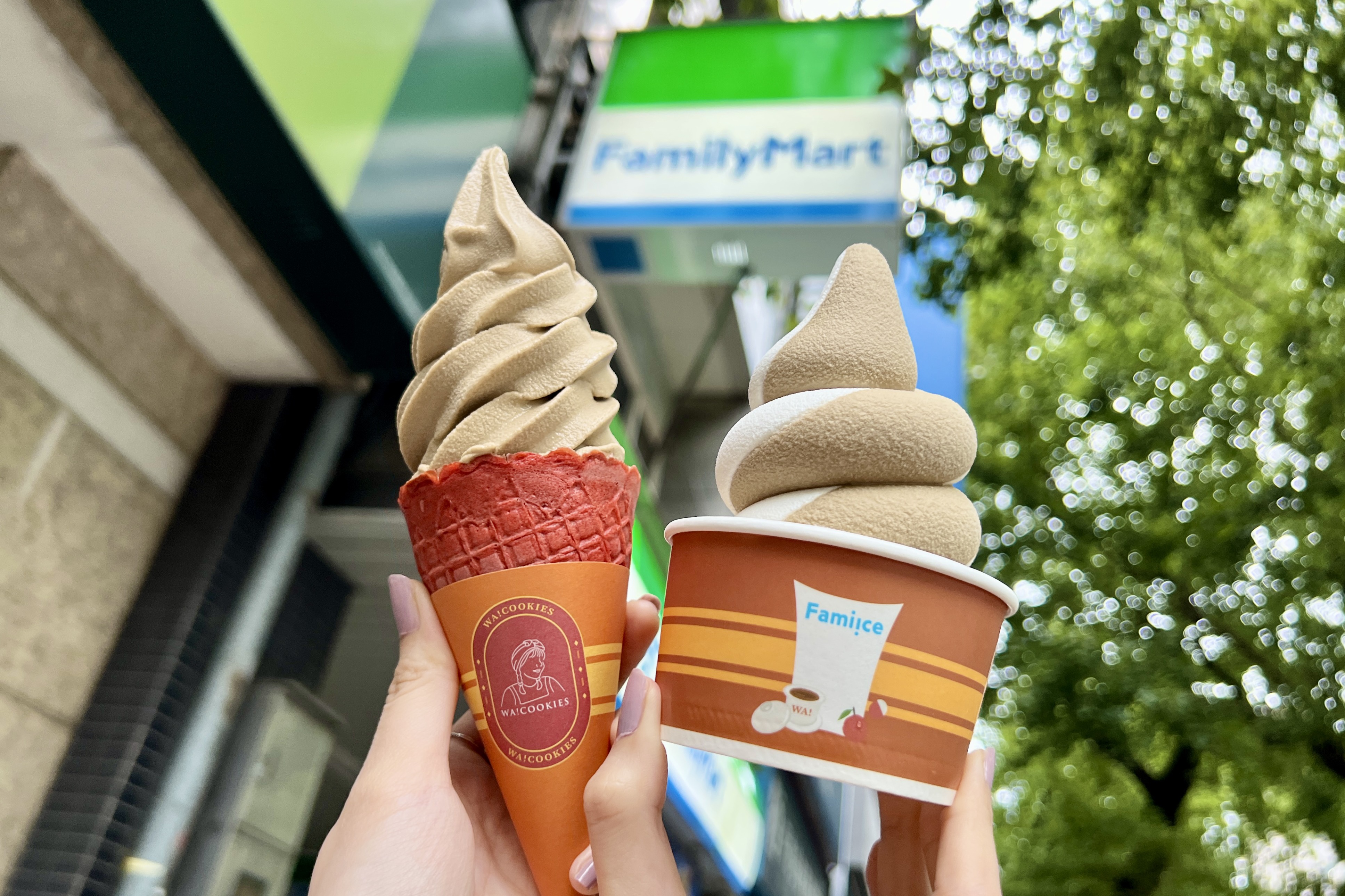 限時3天！全家便利商店「Fami!ce霜淇淋、Let’s Café特濃美式咖啡」買1送1　加推限量3萬份「好神桃花卡」