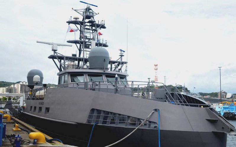 美國海軍「遊騎兵號」無人艦駛抵日本，進行西太平洋首次部署。圖／翻攝星條旗報