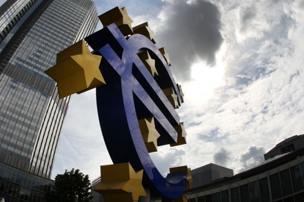 歐洲央行，European Central Bank，ECB。 美聯社