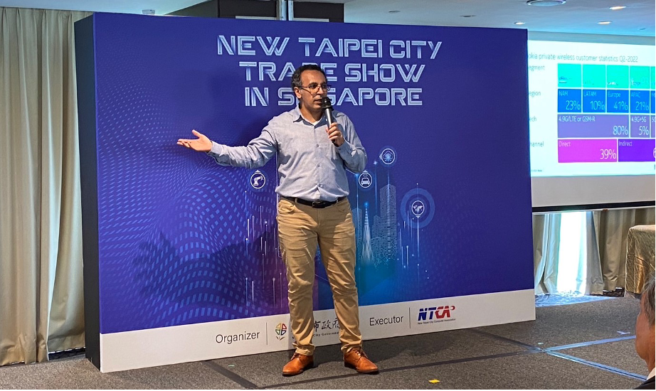 Nokia SG office以「連接未來：AI及工業4.0時代」為題，講述臺灣...