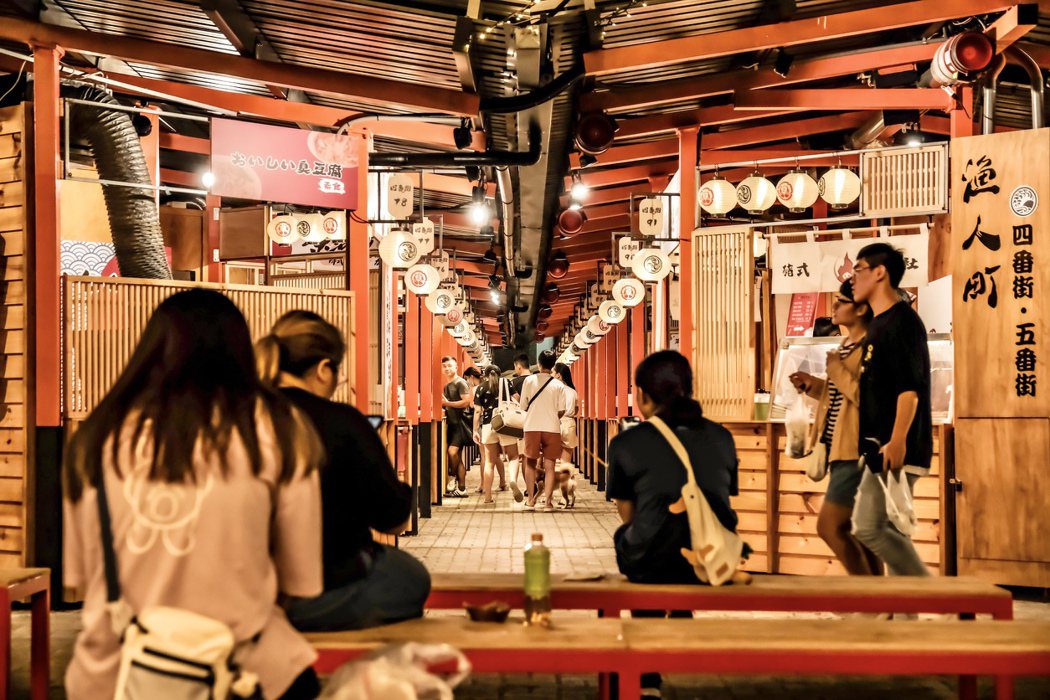 「漁人町日本星光市集」邀請民眾一起體驗台中最新型態的日式夜場市集。業者提供