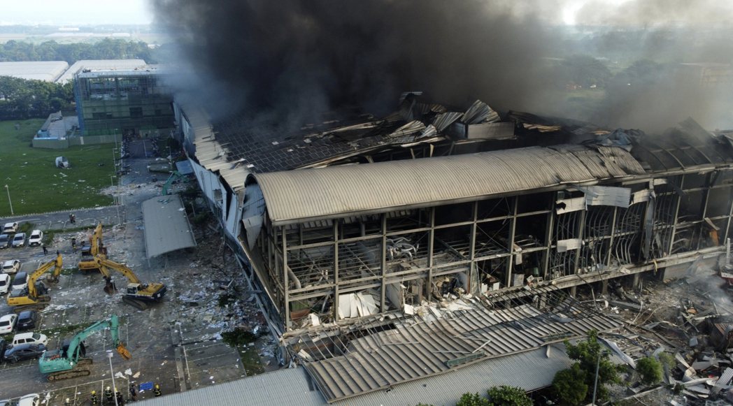 屏東明陽科技公司大火造成百人傷亡。記者劉學聖／攝影
