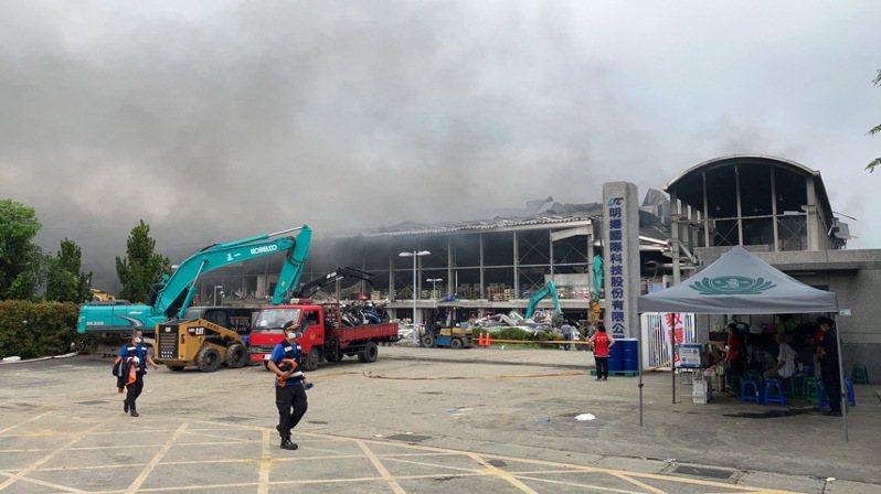 屏東明揚國際工廠發生爆炸意外，造成7死、3失聯、98人輕重傷。記者張已亷／攝影