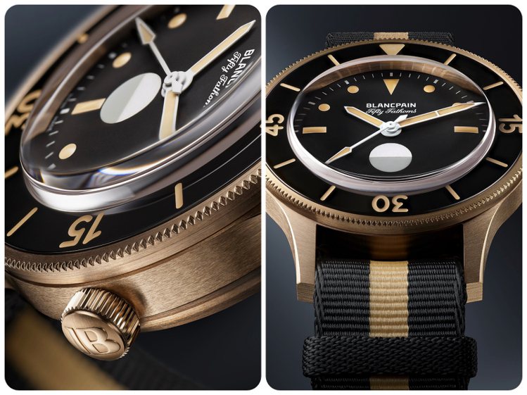 寶珀（Blancpain）為了盛大慶祝50噚系列70周年，推出Act 3紀念腕表，全球限量555只。圖／Blancpain提供