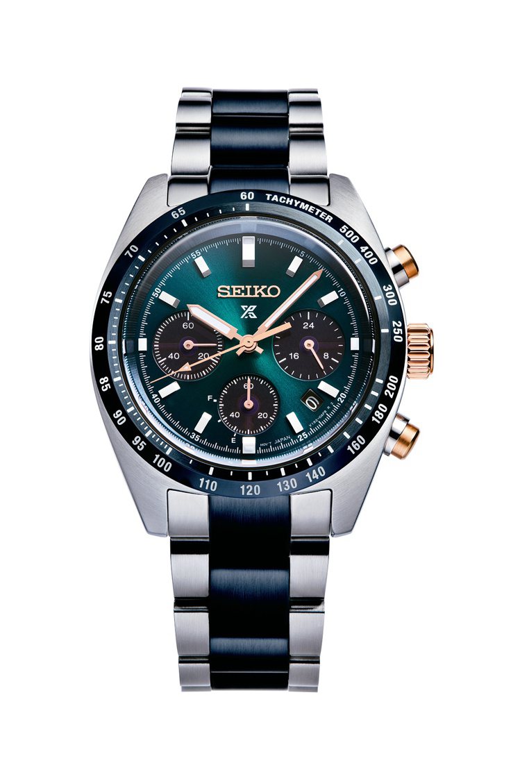 Seiko Prospex SpeedTimer台灣限定款SSC925P1計時腕表，精鋼表殼、表鍊，限量500只，約24,500元。圖／SEIKO提供
