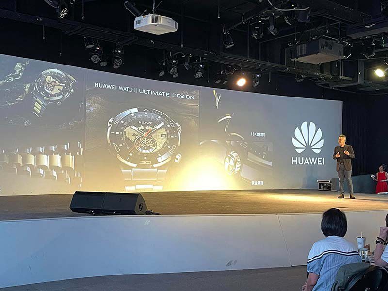 華為26日在台灣上市的產品有智慧穿戴、藍牙耳機、平板、路由器，但因產能因素未在台灣推出進來引發話題的Mate 60旗艦機。 圖／取自Huawei Mobile臉書專頁