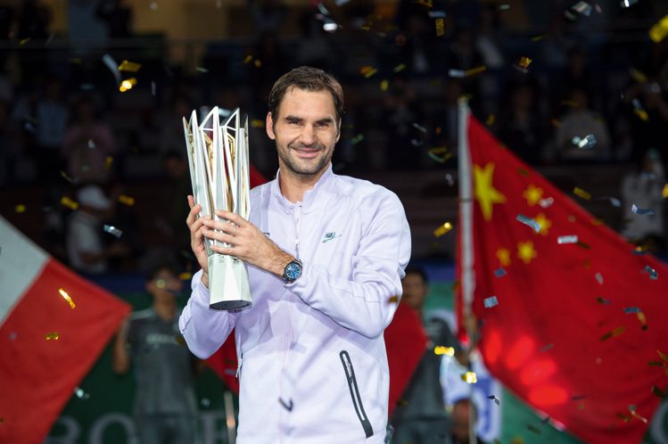 費德勒（Roger Federer）將出席2023上海勞力士大師賽，並將受頒特殊獎項。圖／勞力士提供